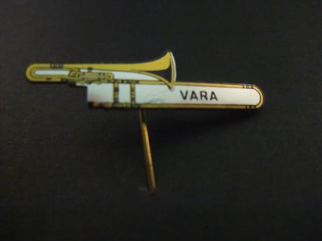 VARA (Vereniging van Arbeiders Radio Amateurs omroep) Trombone ( blaasinstrument )